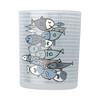 Windlicht mit Fisch-Prints