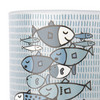 Windlicht mit Fisch-Prints