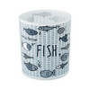 Windlicht mit Fisch-Prints