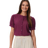 Damen Bluse mit Knopfleiste