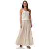 Damen Top mit Rippstruktur