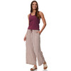 Damen Top mit Rippstruktur