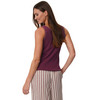 Damen Top mit Rippstruktur