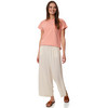 Damen T-Shirt mit Faltendetails