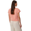 Damen T-Shirt mit Faltendetails