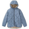 Kinder Steppjacke mit Teddyfutter blau