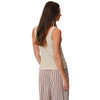 Damen Stricktop mit Rippstruktur