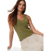 Damen Stricktop mit Rippstruktur