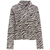 Jeansjas voor dames met dierenprint