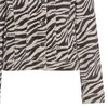 Jeansjas voor dames met dierenprint