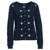 Damen Strickjacke im Oktoberfest-Design dunkelblau
