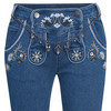 3/4 Damen Trachtenhose mit Stickereien
