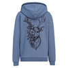 Damen Sweatjacke im Oktoberfest-Design blau