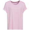 Dames-T-shirt met vaste turn-ups