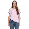 Dames-T-shirt met vaste turn-ups
