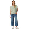 Damen T-Shirt mit fixierten Turn-ups