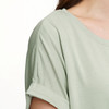 Damen T-Shirt mit fixierten Turn-ups