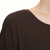 Dames-T-shirt met vaste turn-ups