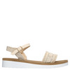 Damen Sandalen in Häkel-Optik