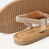 Damen Zehensandalen mit Perlen
