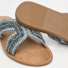 Damen Sandalen mit Zierperlen