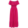 Damen Kleid in Crinkle-Optik