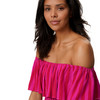 Damen Kleid in Crinkle-Optik