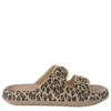 Damen Badesandalen mit Leo-Muster