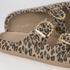 Damen Badesandalen mit Leo-Muster