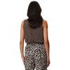 Damen Top in Crash-Optik
