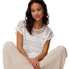 Damen Spitzenbluse mit Top