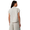 Damen Musselin-Bluse mit Knotendetail