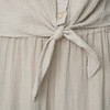 Damen Musselin-Bluse mit Knotendetail