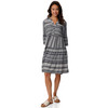 Damen Tunika-Kleid mit Allover-Muster