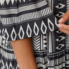 Damen Tunika-Kleid mit Allover-Muster