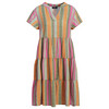 Damen Musselin-Kleid im Tunika-Stil