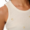 Damen Top mit Rippstruktur