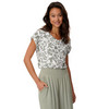Damen T-Shirt mit Allover-Print