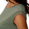 Damen Top mit Flammgarn