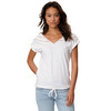 Damen T-Shirt mit Knotendetail