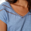 Damen T-Shirt mit Knotendetail