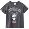 Kuromi T-Shirt mit Front-Print dunkelgrau