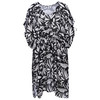 Damen Poncho mit Allover-Muster