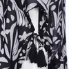 Damen Poncho mit Allover-Muster