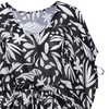 Damen Poncho mit Allover-Muster