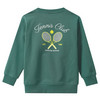 Jungen Sweatshirt mit Stickerei dunkelgrün