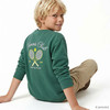 Jungen Sweatshirt mit Stickerei