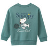 Peanuts Sweatshirt mit Print petrol
