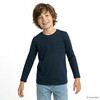 Jungen Langarmshirt in Unifarben