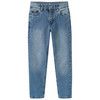 Jungen Slim-Jeans mit verstellbarem Bund blau
